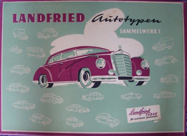 Landfried Tabak Autotypen Sammelwerk 1954 in Originalkarton (5477)